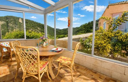 Véranda Gite n°G256455 Propiac - Drôme - Véranda