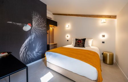 Gite n&deg;G252002 Portes-l&egrave;s-Valence - Dr&ocirc;me - La chambre : lit en 160x200