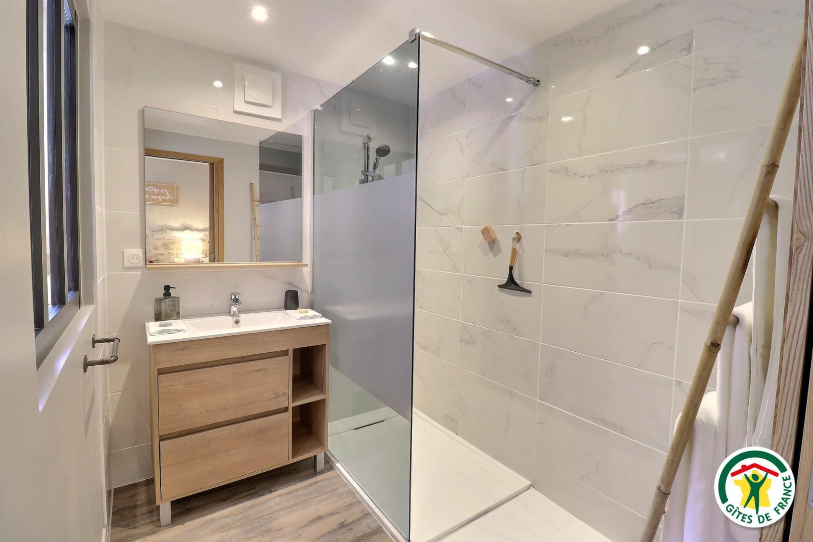La suite cosy : salle d'eau privative dans la chambre photo 8