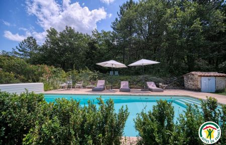 La piscine à partager Gite n°G45003 La Bégude-de-Mazenc - Drôme - La piscine à partager