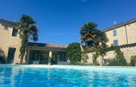 Gite n&deg;G328002 Saint-Sauveur-en-Diois - Dr&ocirc;me - La piscine et son pool-house pour d&eacute;tente totale